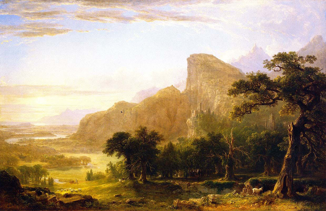 Landscape-Scene from Thanatopsis